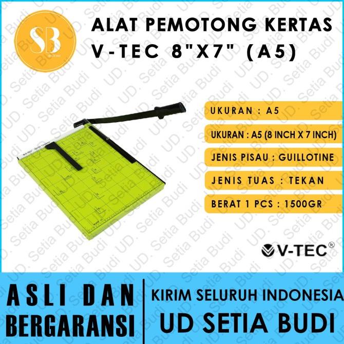 

Alat Pemotong Kertas V-Tec 8"X7" (A5) HOT SALE