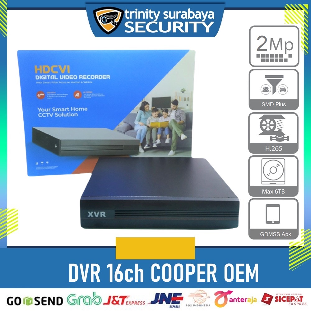 DVR COOPER 16CH OEM GDMSS Trinity