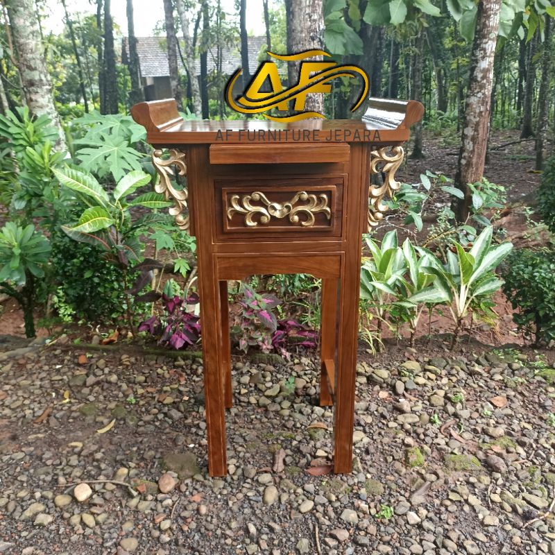 meja altar sembahyang/meja altar kayu jati, meja altar cina