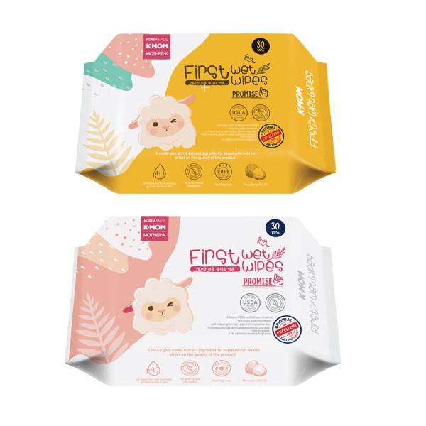 K-MOM FIRST WET WIPES PROMISE 30PCS