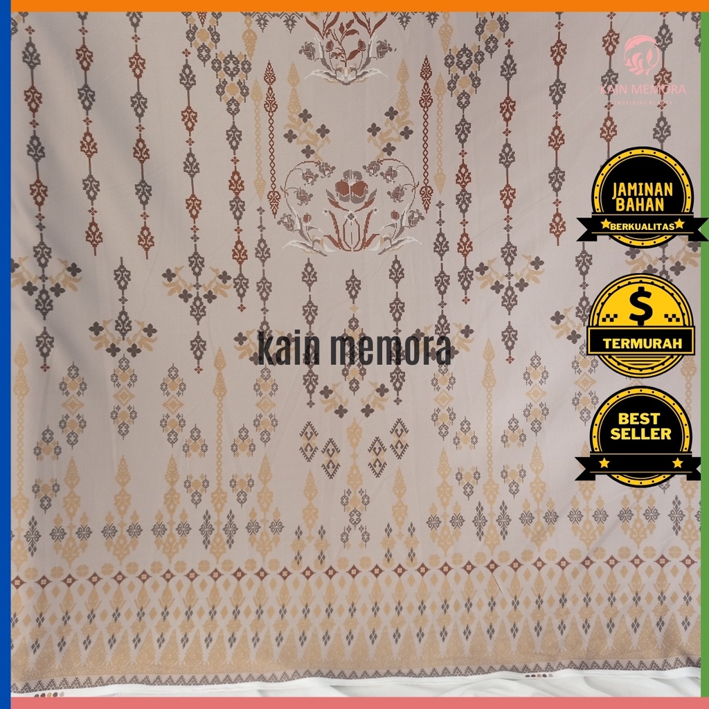 Kain Memoradior Silk Motif Mengkilap Premium Berbagai Warna Bahan Lembut dan Jatuh Lebar 150 cm Vol 1 Best Price