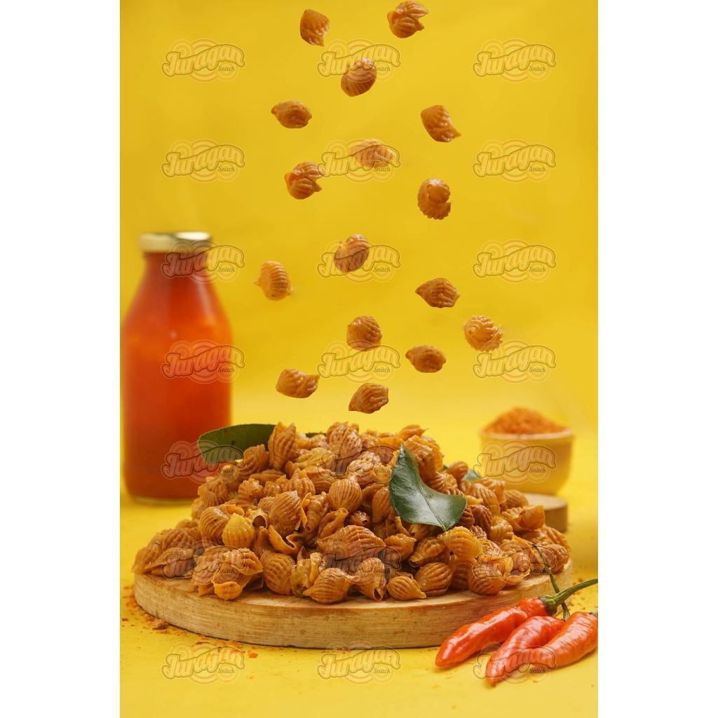 

MAKARONI KERANG DAUN JERUK 1 KG snack kiloan makanan ringan jajanan cemilan camilan pedas asin gurih murah Best Seller