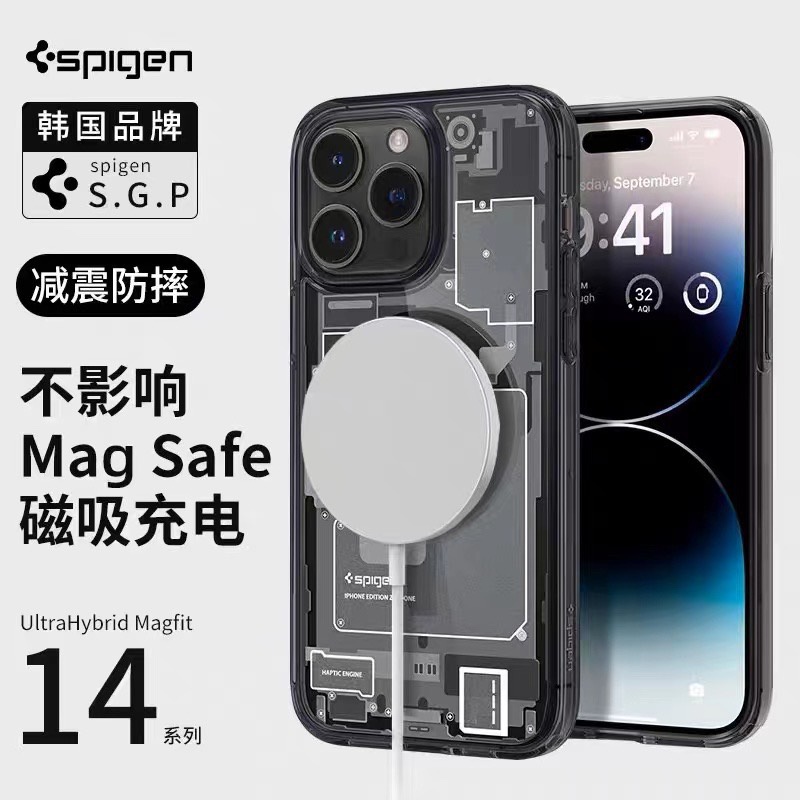 Spigen Ultra Zero phone case Untuk iPhone 14 pro 14 pro max 13 pro 13 pro max 12 12 pro 12 pro max Casing Ponsel Anti Jatuh