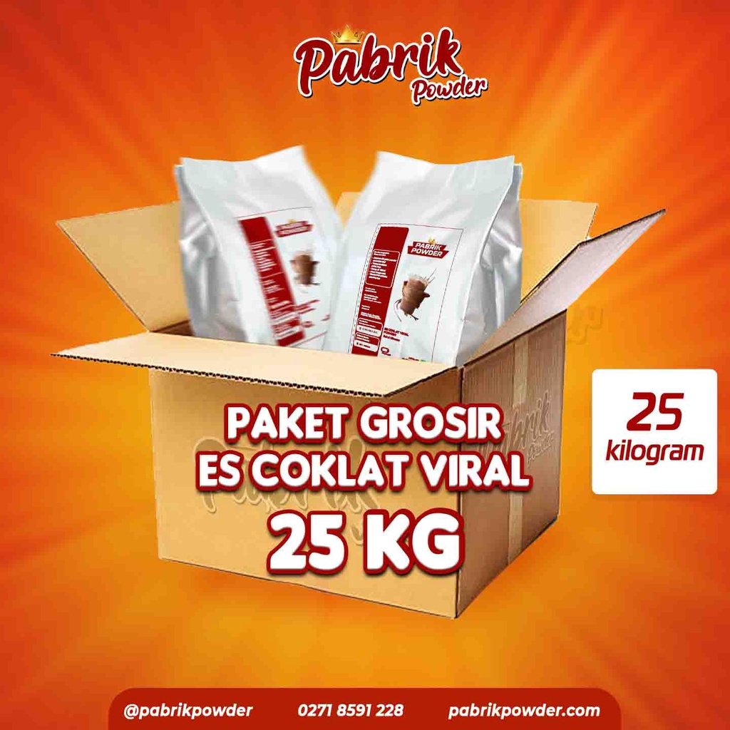 Paket Grosir Es Coklat Viral 25 Kg