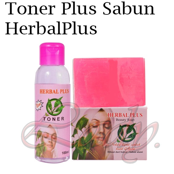 Sabun Pembersih Wajah + Toner Herbal Plus // Sabun // Toner Asli / Original - BPOM