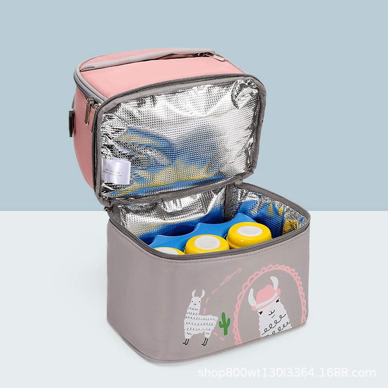 Cooler Bag Tas  ASI Tas Bayi Waterproof  Multi-Function Diaper Bag Tas Bayi