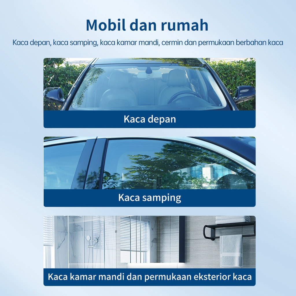 GLODWAY Mouse Glass Water Repellent / Penolak Air Hujan / Pelapis Kaca Anti Air Hujan / Penghapus Kaca Portabel