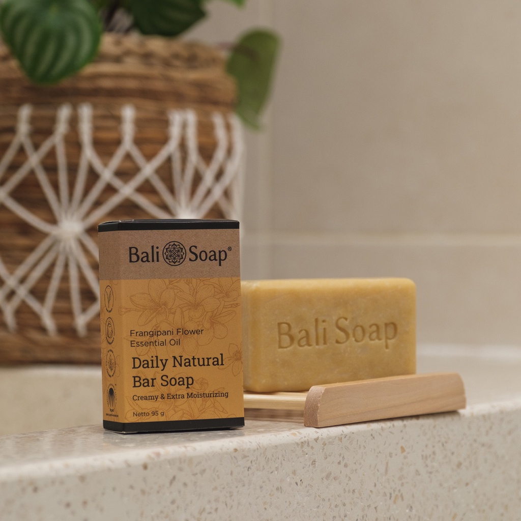 Bali Soap Essential Oil Bar Soap 95g - Frangipani Flower