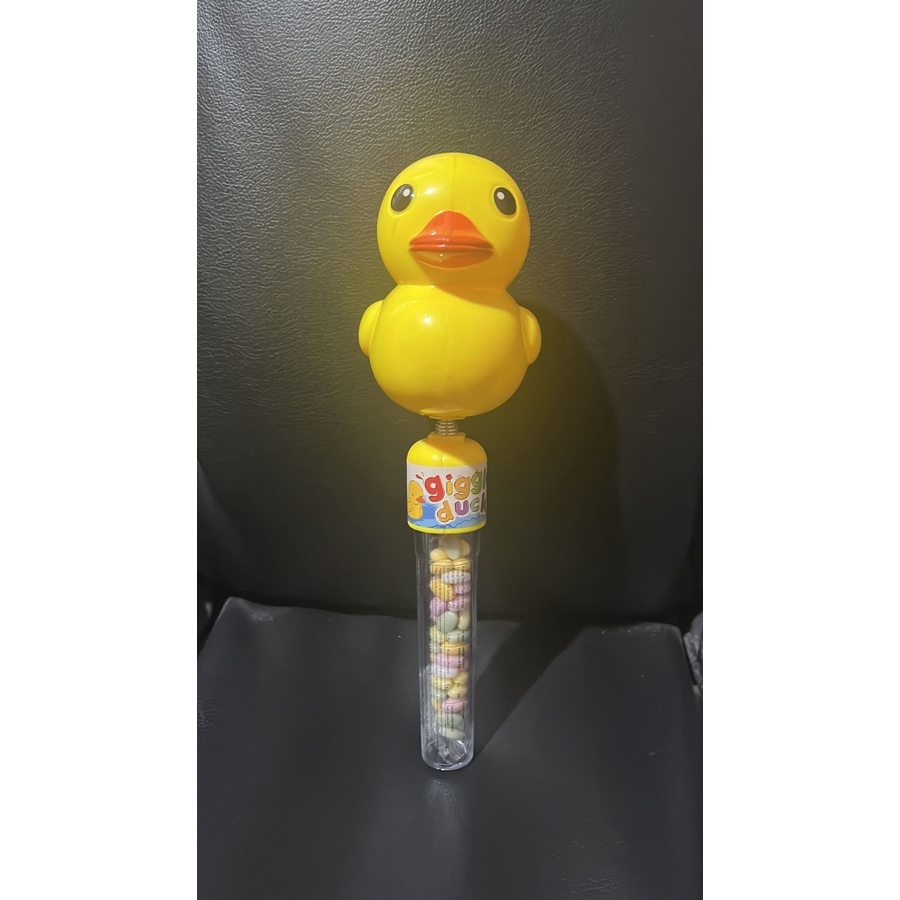 Juqi Giggle Duck Candy / Mainan Bebek Lucu isi permen aneka rasa 8grm