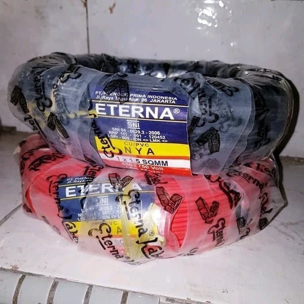Kabel NYA 1,5 1.5 Eterna Engkel Tunggal Kabel NYA 1,5mm 1.5mm Eterna
