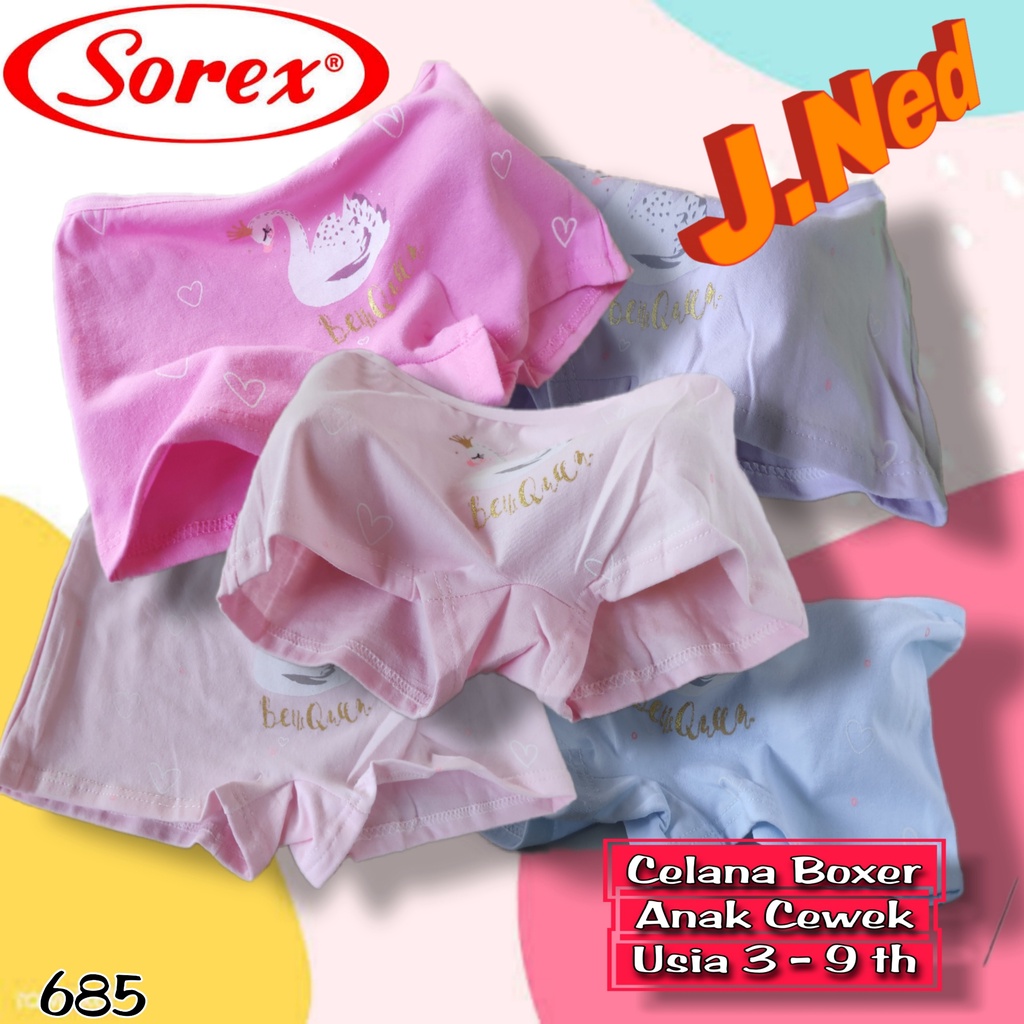 J685 CD BOXER ANAK WANITA SOREX BOXER ANAK PEREMPUAN SOREX