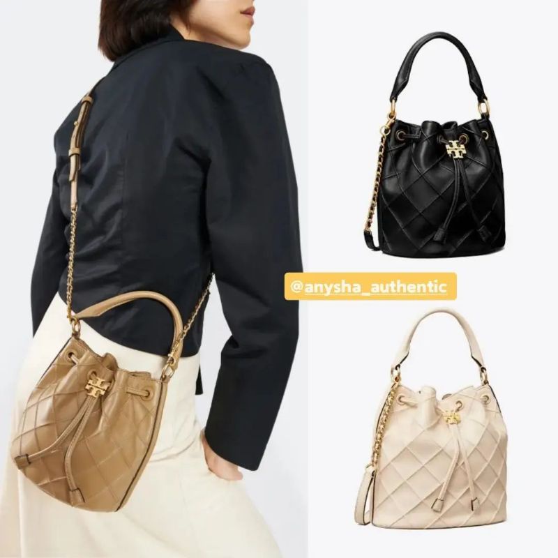 Tory Burch Soft Fleming Bucket