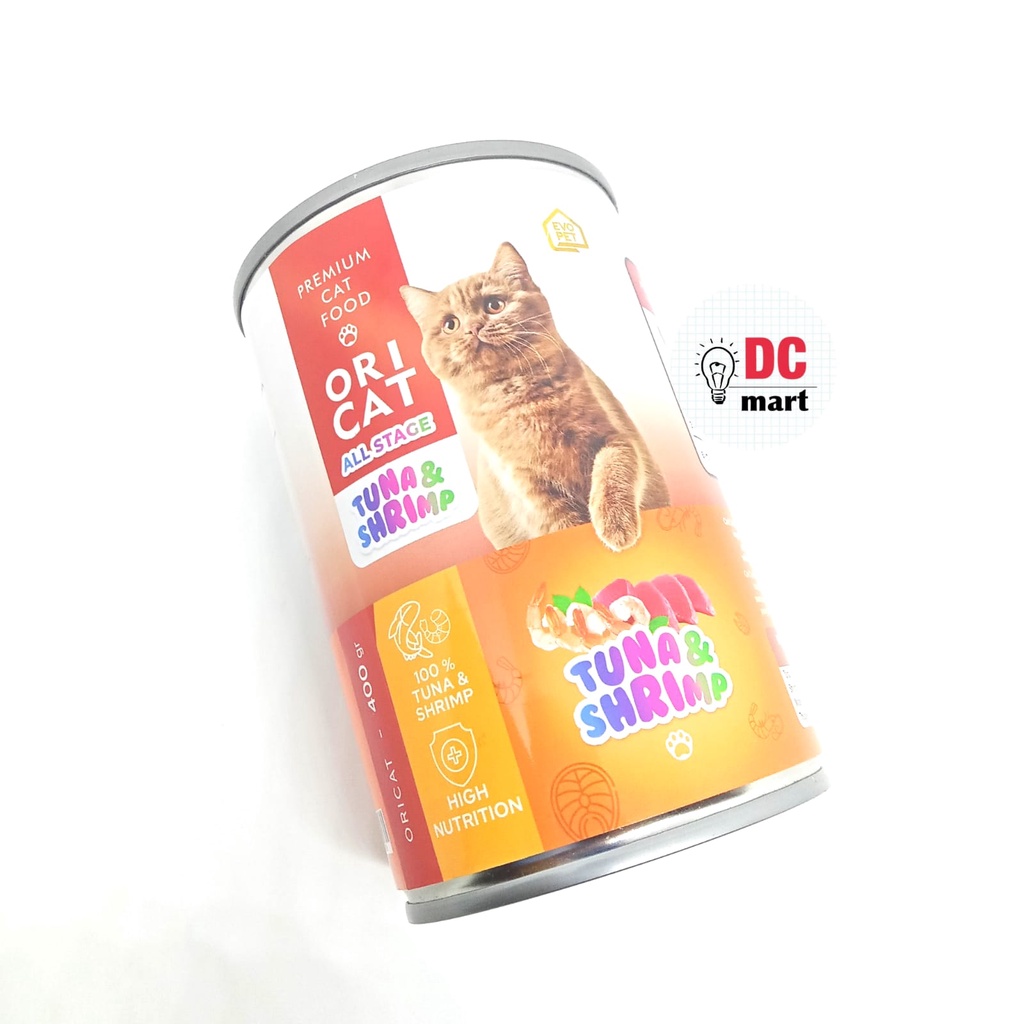 ORICAT KALENG 400Gr / ORI CAT Kaleng Makanan Kucing Basah Adult &amp; Kitten