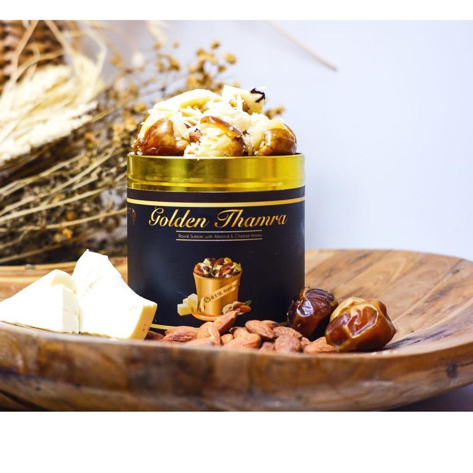 

QualityControl✔️-Kurma Golden Thamra Sukari Keju Almond 500gr