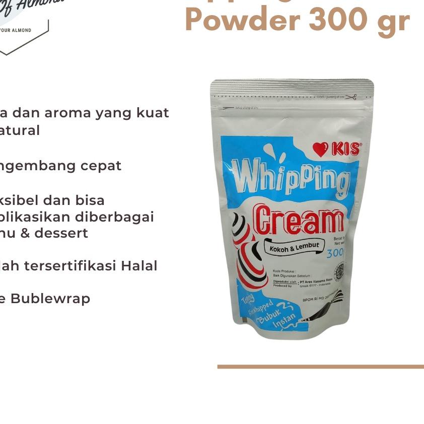 

QC PASS✔️✔️-KIS Wipping Cream Powder 300gr