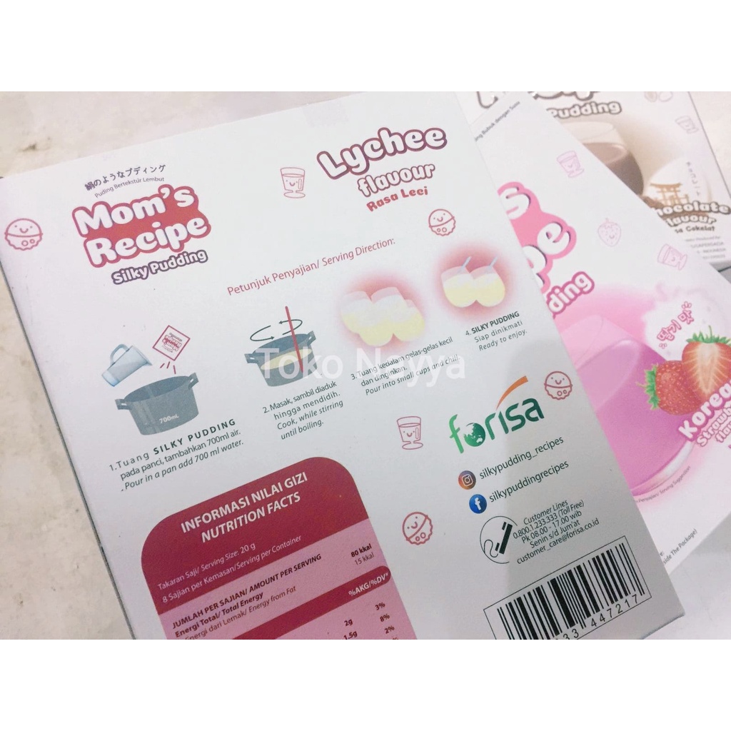 Mom's Recipy Silky Pudding - Puding Bertekstur Lembut
