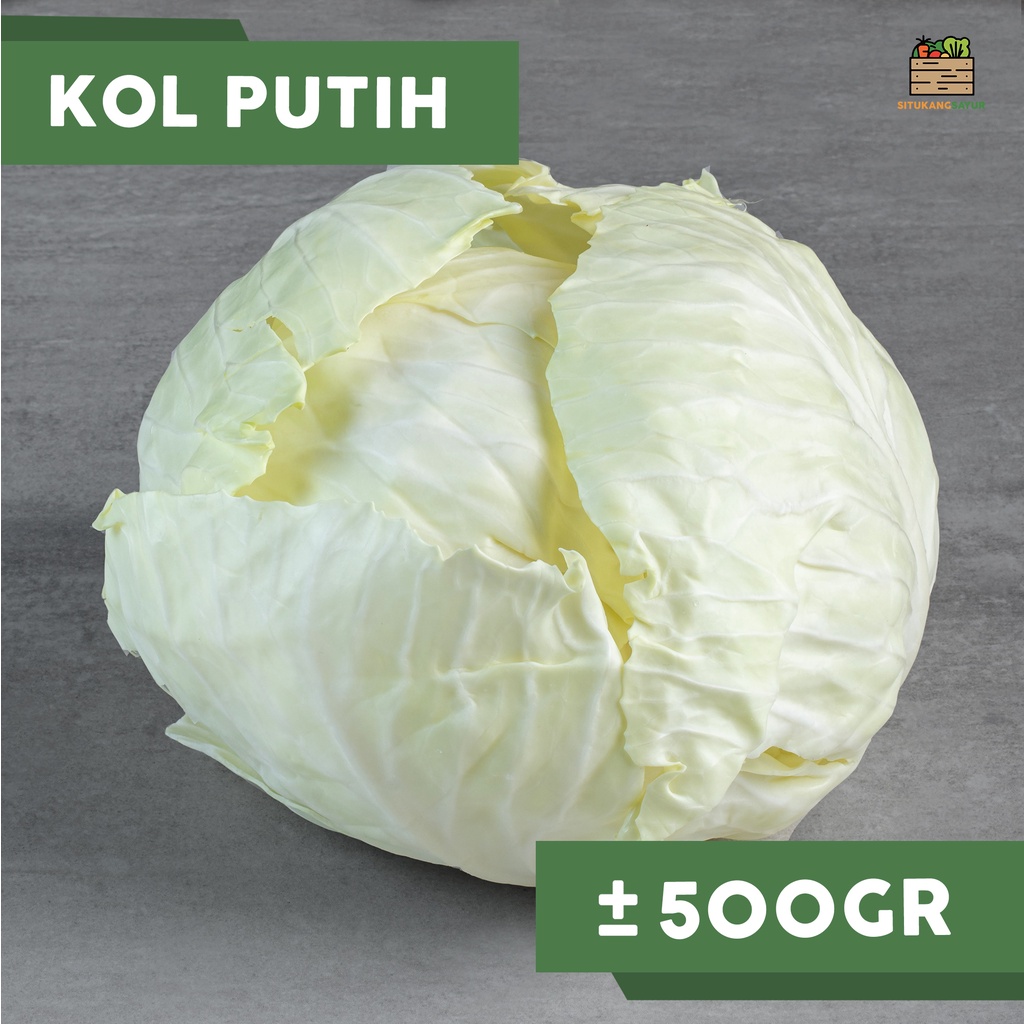 

Sayur Kol Kubis Putih | ±500gr (Kota Bandung & Sekitar)