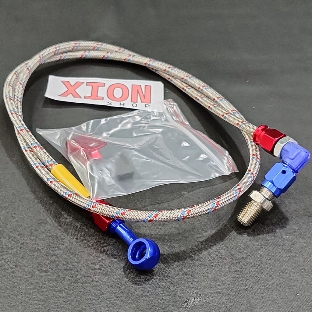 Selang rem warna 95cm selang rem depan cakram/tromol panjang 95cm universal beat vario mio fino mio 