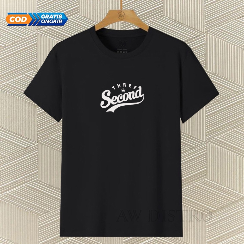 COD Baju Kaos Distro Hresec Kzl Text Putih Premium Quality Lengan Pendek