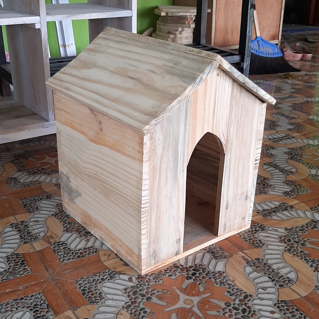 rumah kucing cat condo box kucing atau kandang kucing  kayu jati