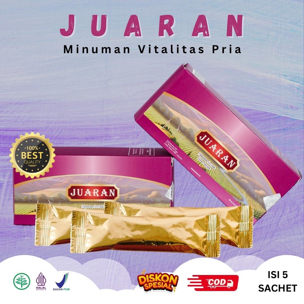 JUARAN MINUMAN SERBUK HERBAL PENAMBAH DAN VITALITAS KAUM PRIA