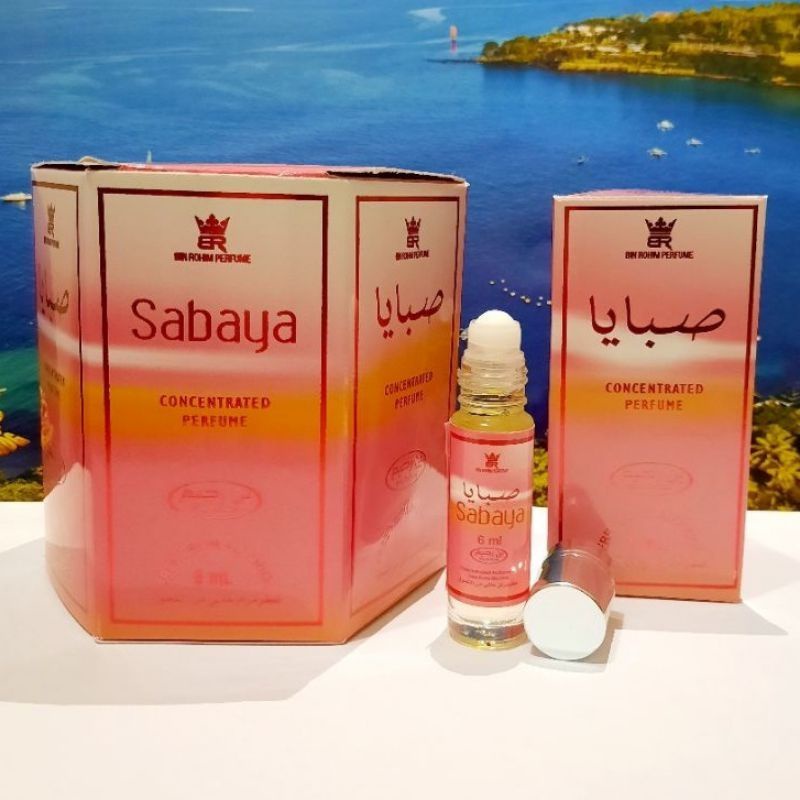 parfum bin rohim SABAYA per box 6ml(6 pcs)