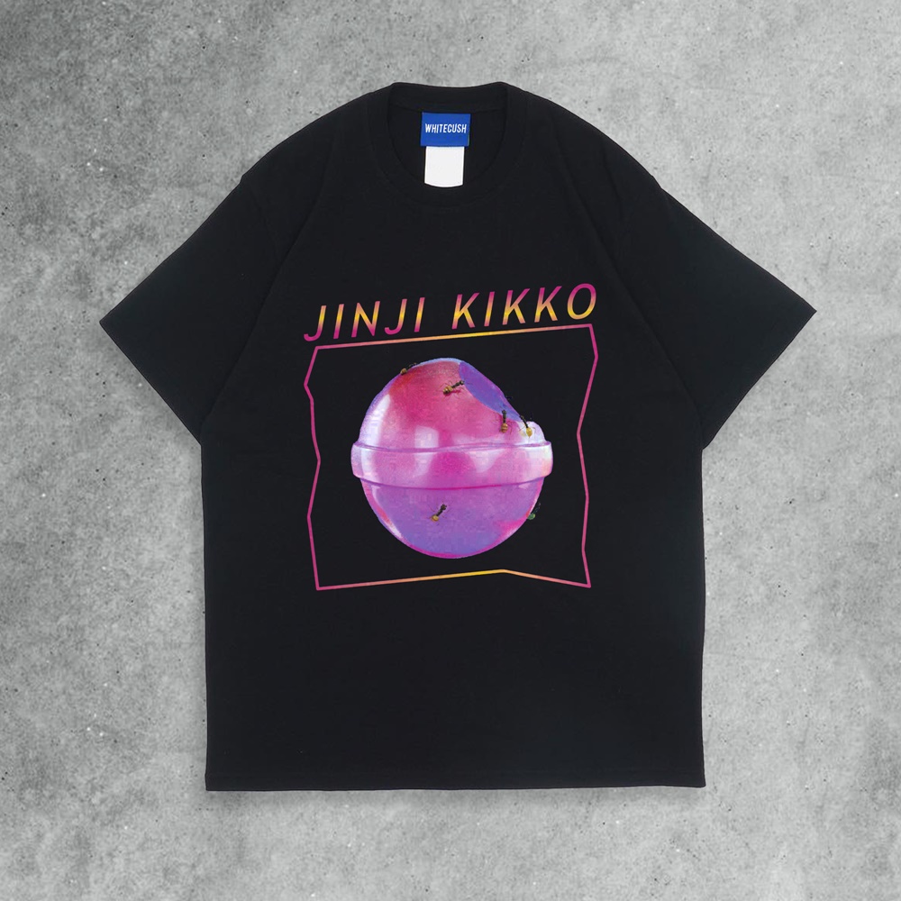 Kaos Baju Tshirt Sunset Rollercoaster Jinji Kikko black merchandise