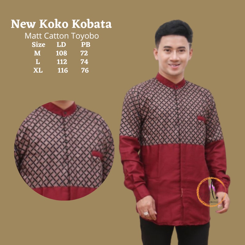 BAJU KOKO NABAWI KURTA SHOBANUL MUSLIMIN baju muslim pria  lengan panjang terbaru 2023