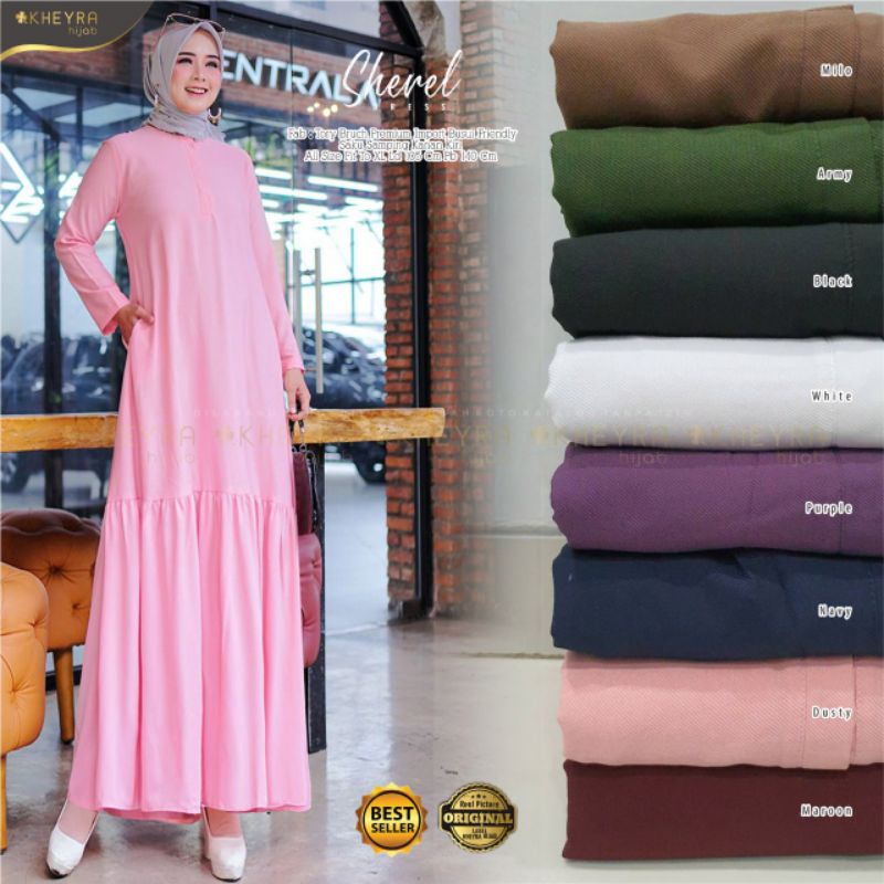 Sherel Dress By Kheyra || Gamis