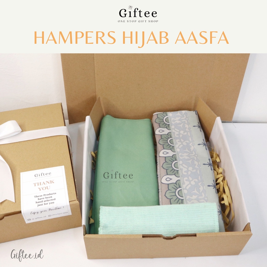 

HAMPERS HIJAB AASFA WANITA JILBAB LASER CUT PREMIUM KERUDUNG MOTIF POLOS SEGI EMPAT VOAL KADO HADIAH GIFT BOX ULTAH ULANG TAHUN BIRTHDAY GRADUATION WISUDA SEMPRO SIDANG CEWEK PACAR TEMAN MUSLIM ISLAM VALENTINE