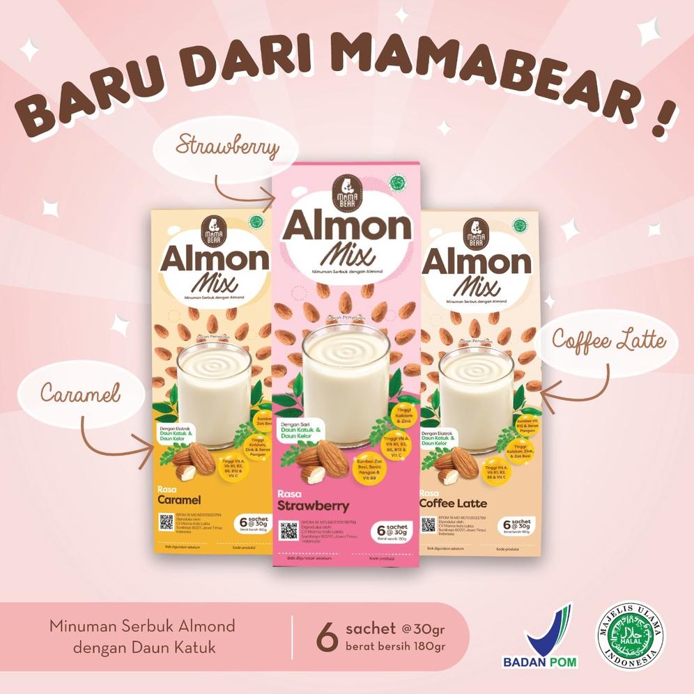Castle - MamaBear Almon Mix - Pelancar Asi Mama bear - Asi Booster Susu Almond