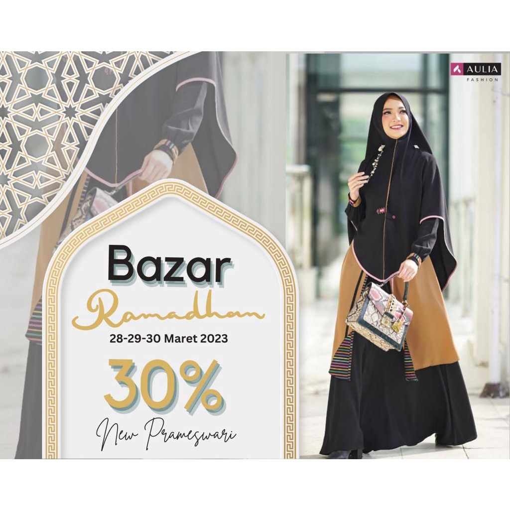 bazar ramadhan gamis aulia new prameswari