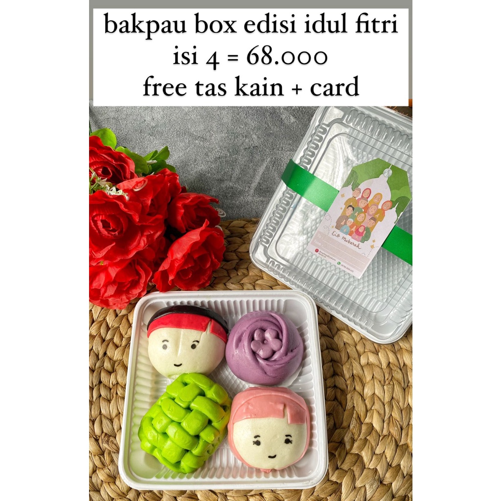 

Bakpao Box isi 4 Hampers Idul Fitri / Paket Lebaran