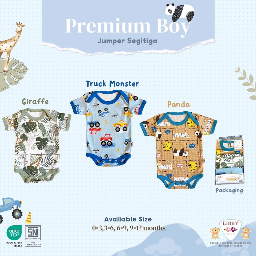 Libby Premium Jumper Segitiga Boy &amp; Girl / Jumper Bayi