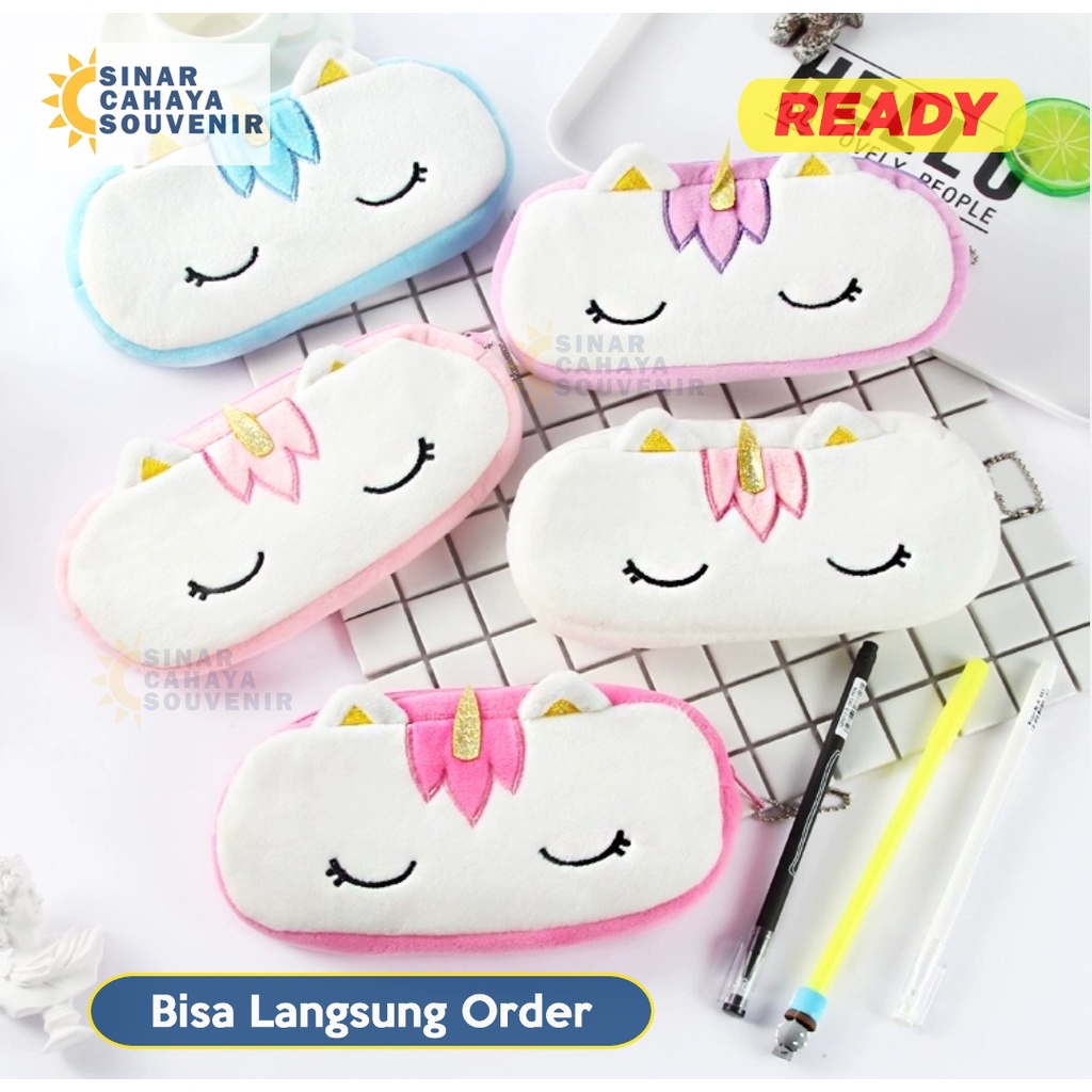 

Kotak Pensil Kain Unicorn | Tempat Pensil ATK Stationery Souvenir Lucu Murah Unik
