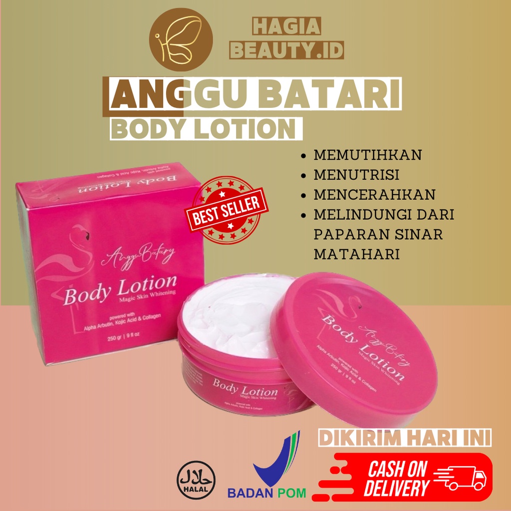 BISA COD - Magic Skin Body Lotion Anggu Batary Product Handbody Whitening