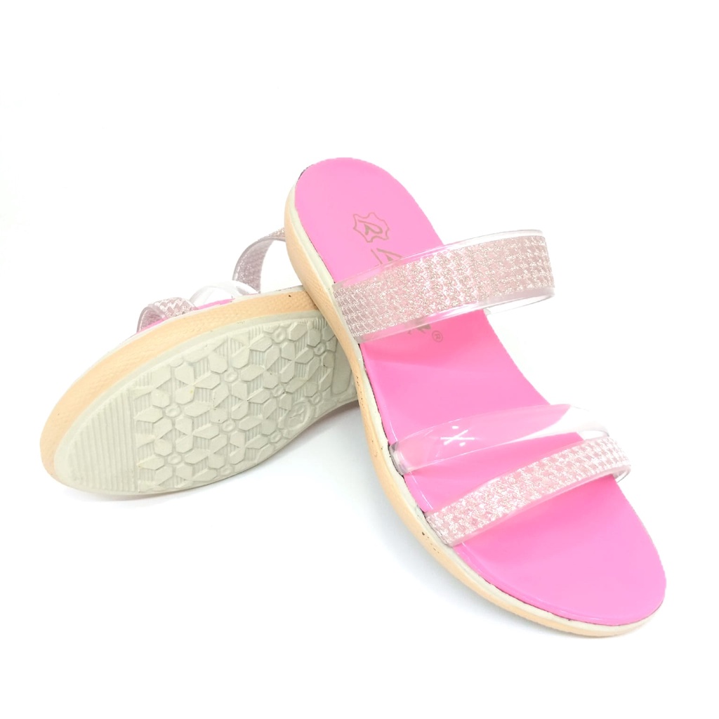 Sandal Slop Anak Perempuan Renata Jelly Flat 26 - 35 Casual Fashion RNT01