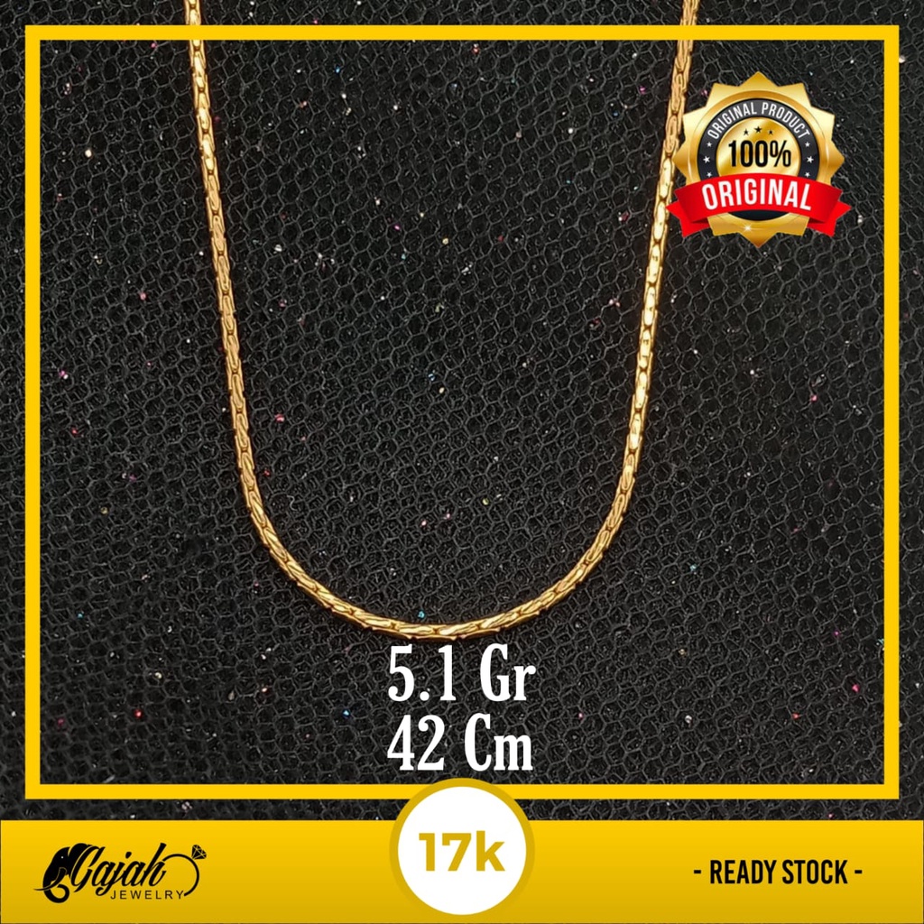 Kalung Emas 17K - 5.1 Gr Kadar 750 - 4593