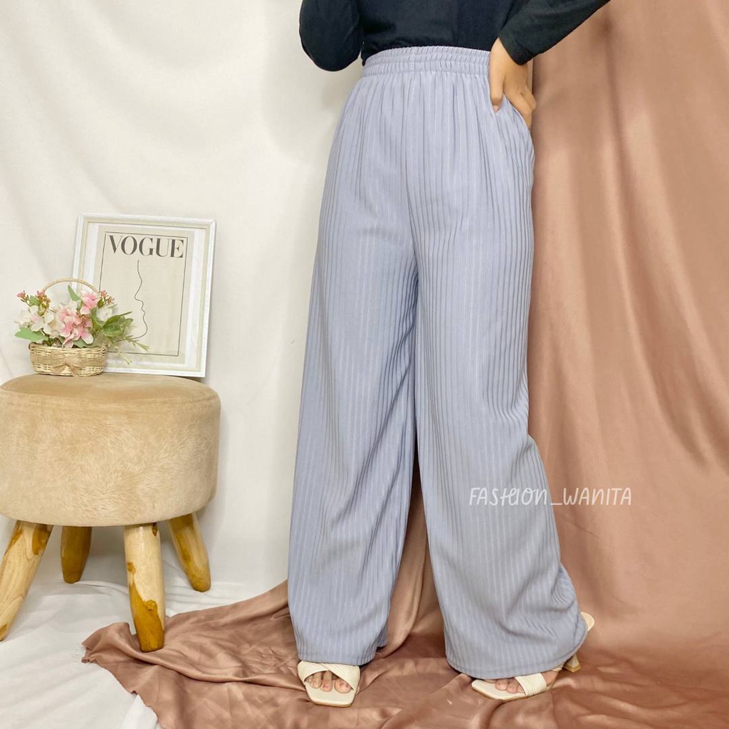 KULOT KNITT PREMIUM TEBAL HIGHWAIST/CELANA WANITA BAHAN KNITT HIGH QUALITY ALLSIZE 40KG-65KG