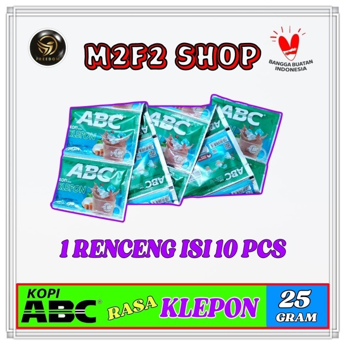 

Kopi ABC Instant 3in1 Klepon dan Pandan Sachet - 25 gr (Kemasan Renceng)