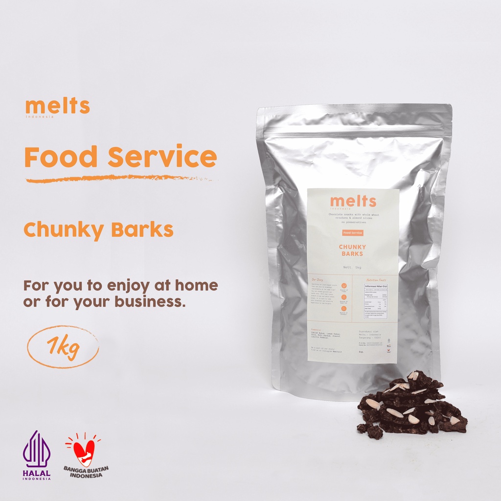 MELTS Food Service Chocolate Variant 1 kg