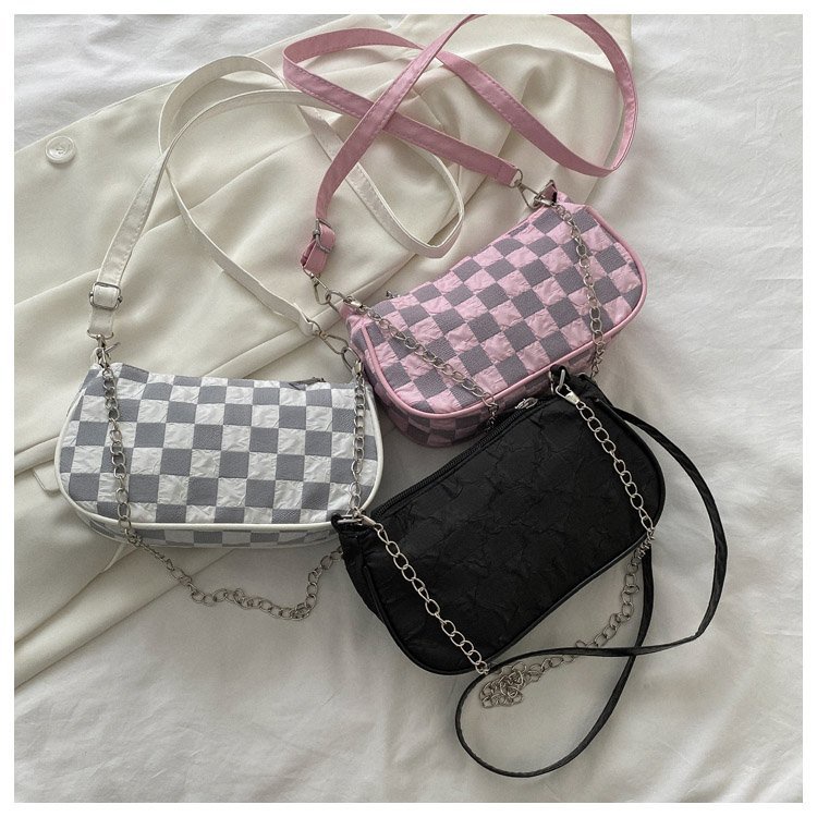 THALIA Sling bag Tas Selempang Casual Crossbody Kecil Stylish Rantai Dumpling Bag Square Bag Fashion Mini Kecil Shoulder Small Bag Kondangan Catur Korean Wanita lucu Style Chikoisme