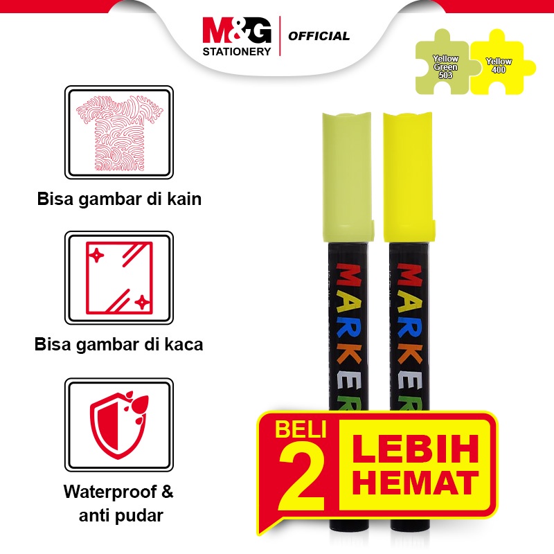 

M&G [ BUNDLE ] Acrylic Marker Multifungsi Segala Permukaan Paint Marker Spidol Akrilik