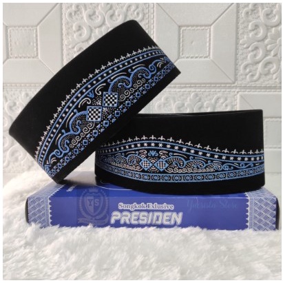 peci songkok hitam / peci songkok dewasa / kopiah hitam motif / kopiah hitam motif batik / kopiah co