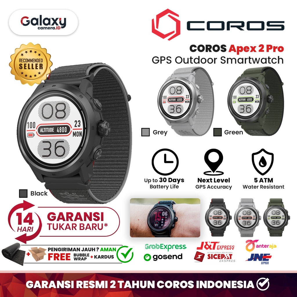 Coros Apex 2 Pro GPS Outdoor Smartwatch Jam Tangan Coros Apex Resmi