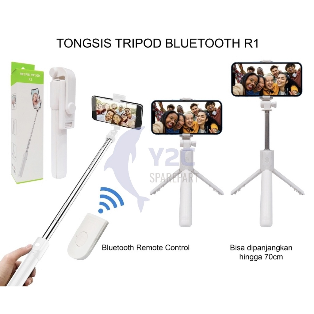 TONGSIS BLUETOOTH R1 / SELFIE STICK + REMOTE / TRIPOD MONOPOD