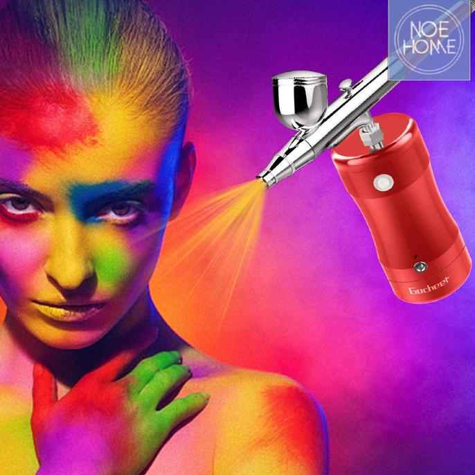 Airbrush Kit Portabel Mini Air Brush Spray Gun Kompresor