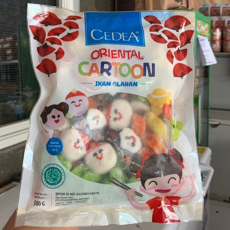 Cedea Karakter Kartun Olahan Ikan/Caracter Oriental Cartoon 500 Gr