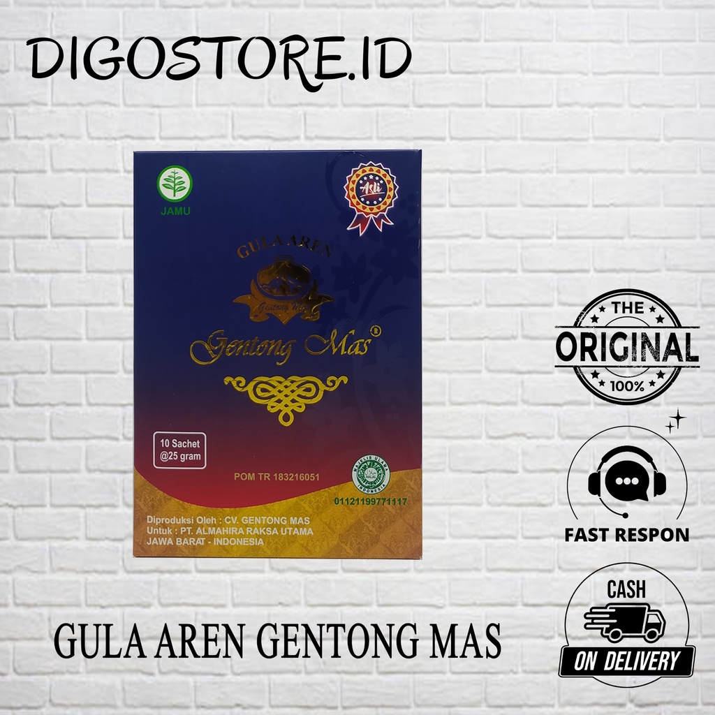 

Gula Aren Gentong Mas Minuman Herbal 1 Box Isi 10 Sachet