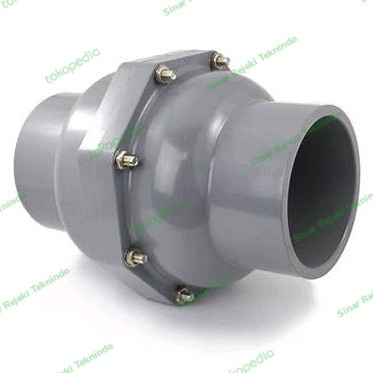 Swing Check Valve Pvc 8" Inch / Klep Tabok Upvc Valve